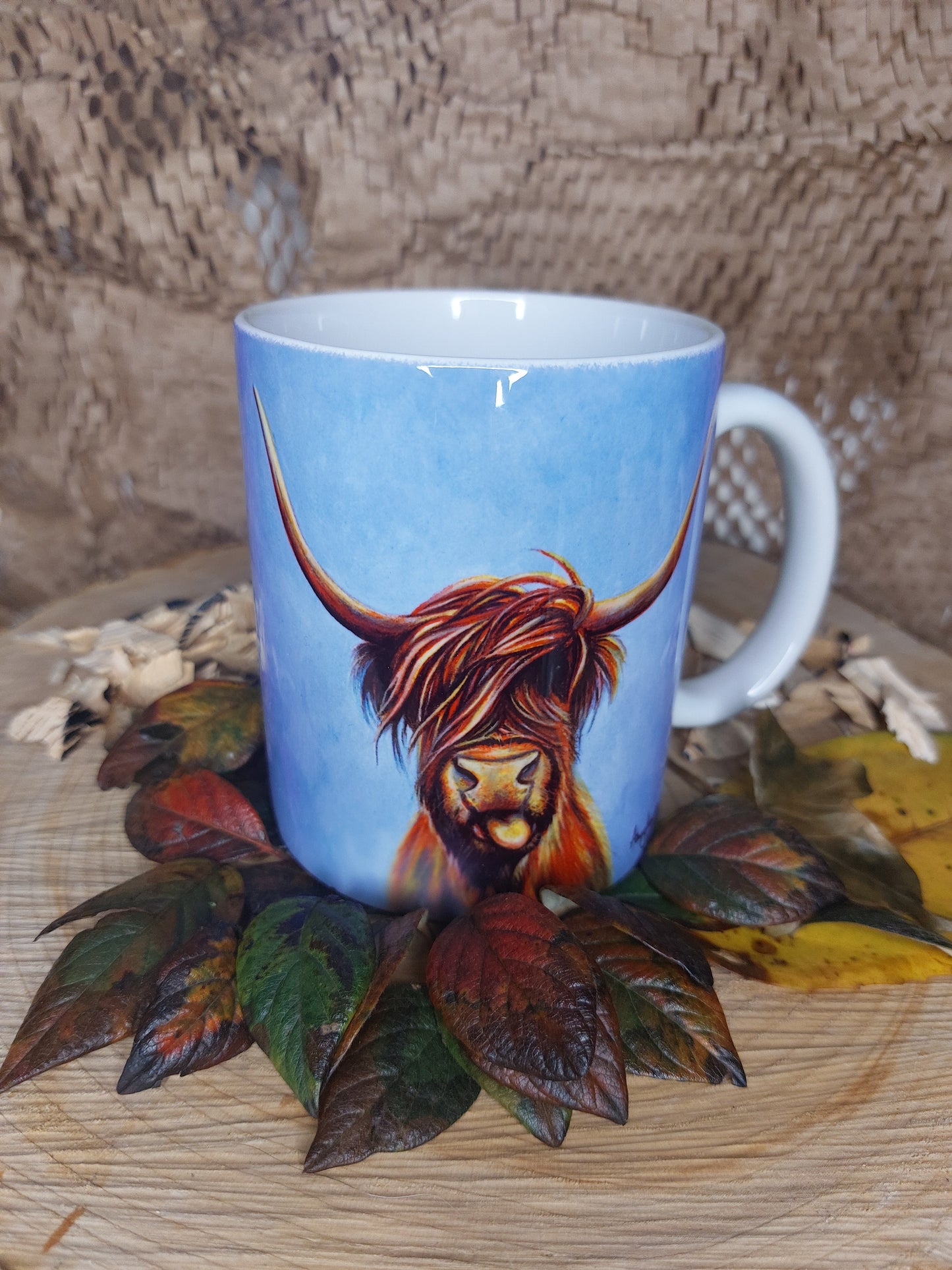 Blue Cow Mug