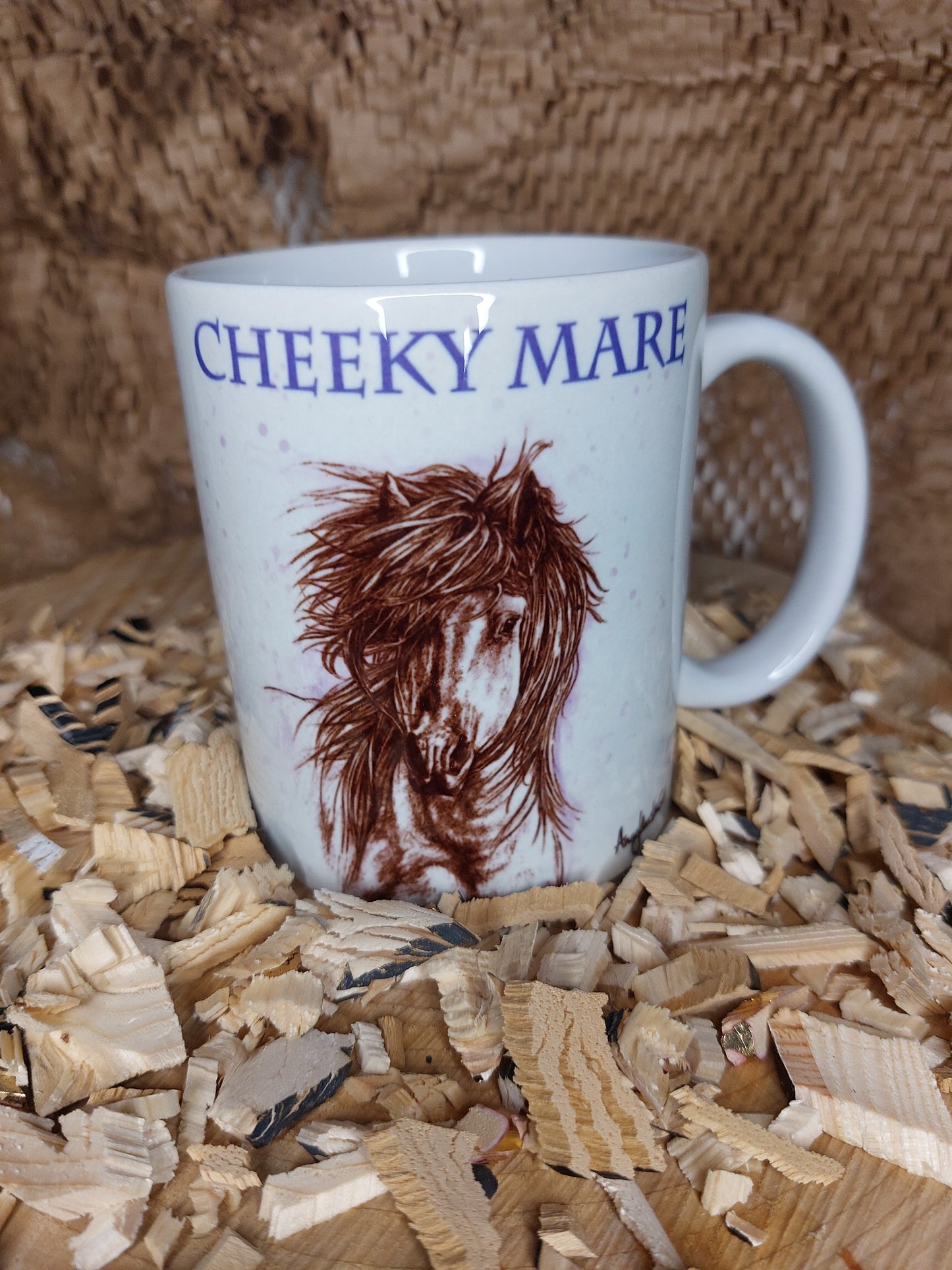 Black Horse Cheeky Mare Mug