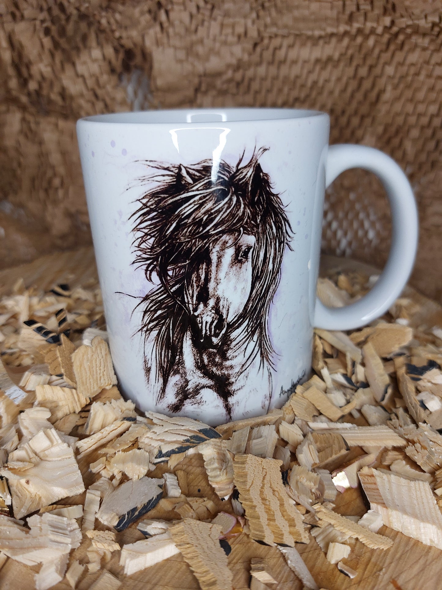 Black Horse Cheeky Mare Mug