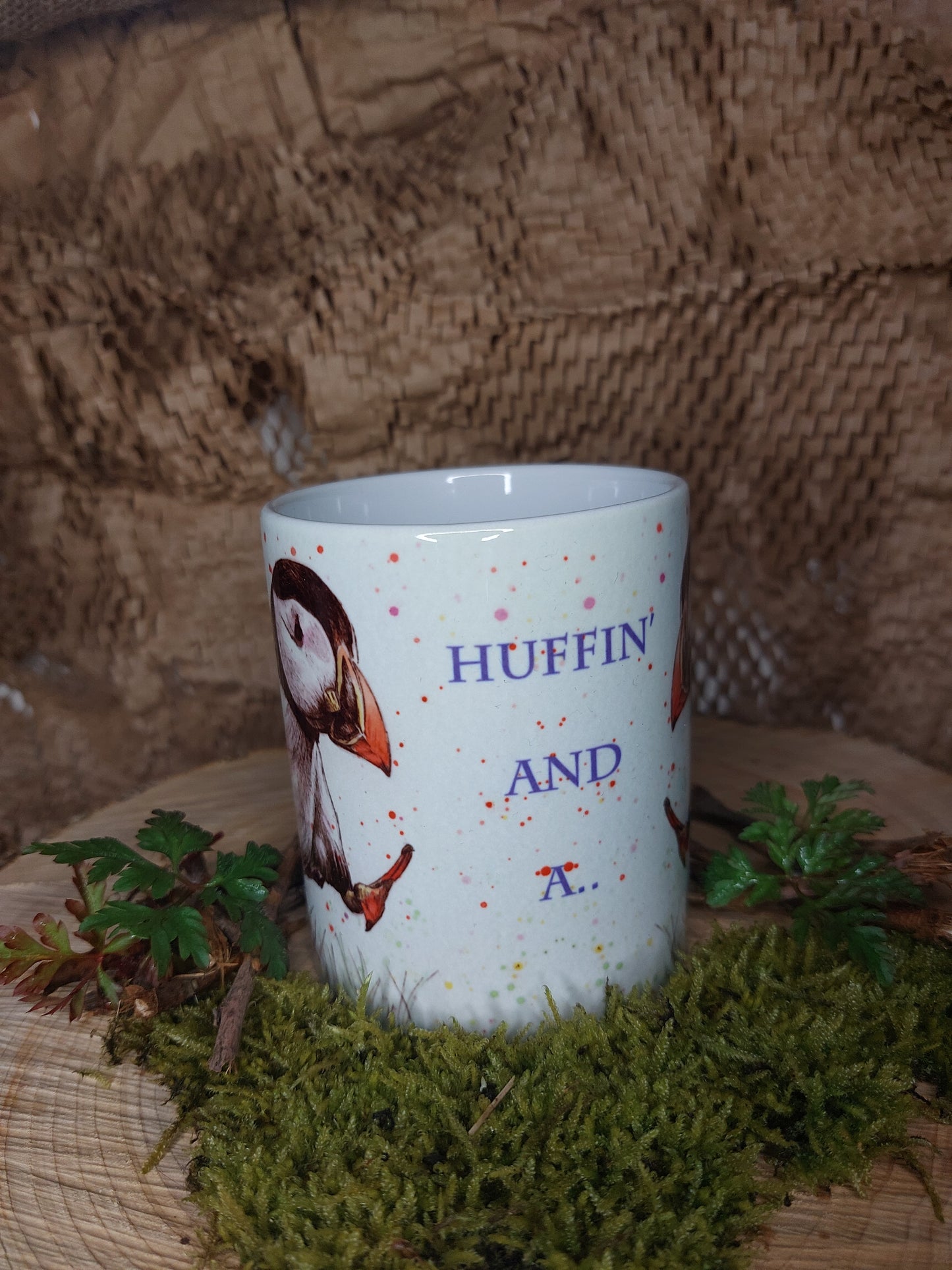 Huffin' and a Puffin Mug
