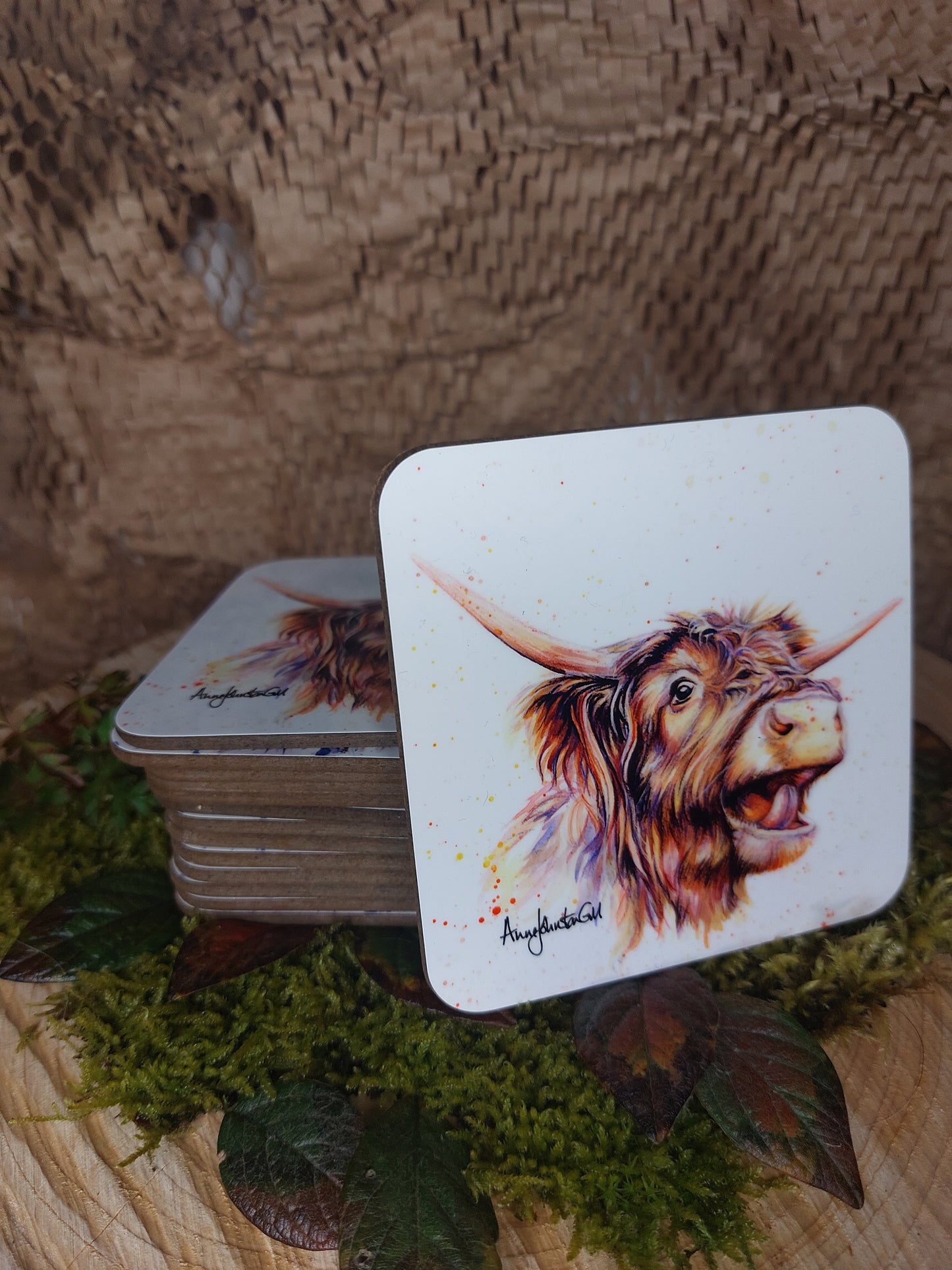 Cheeky Cow Coaster