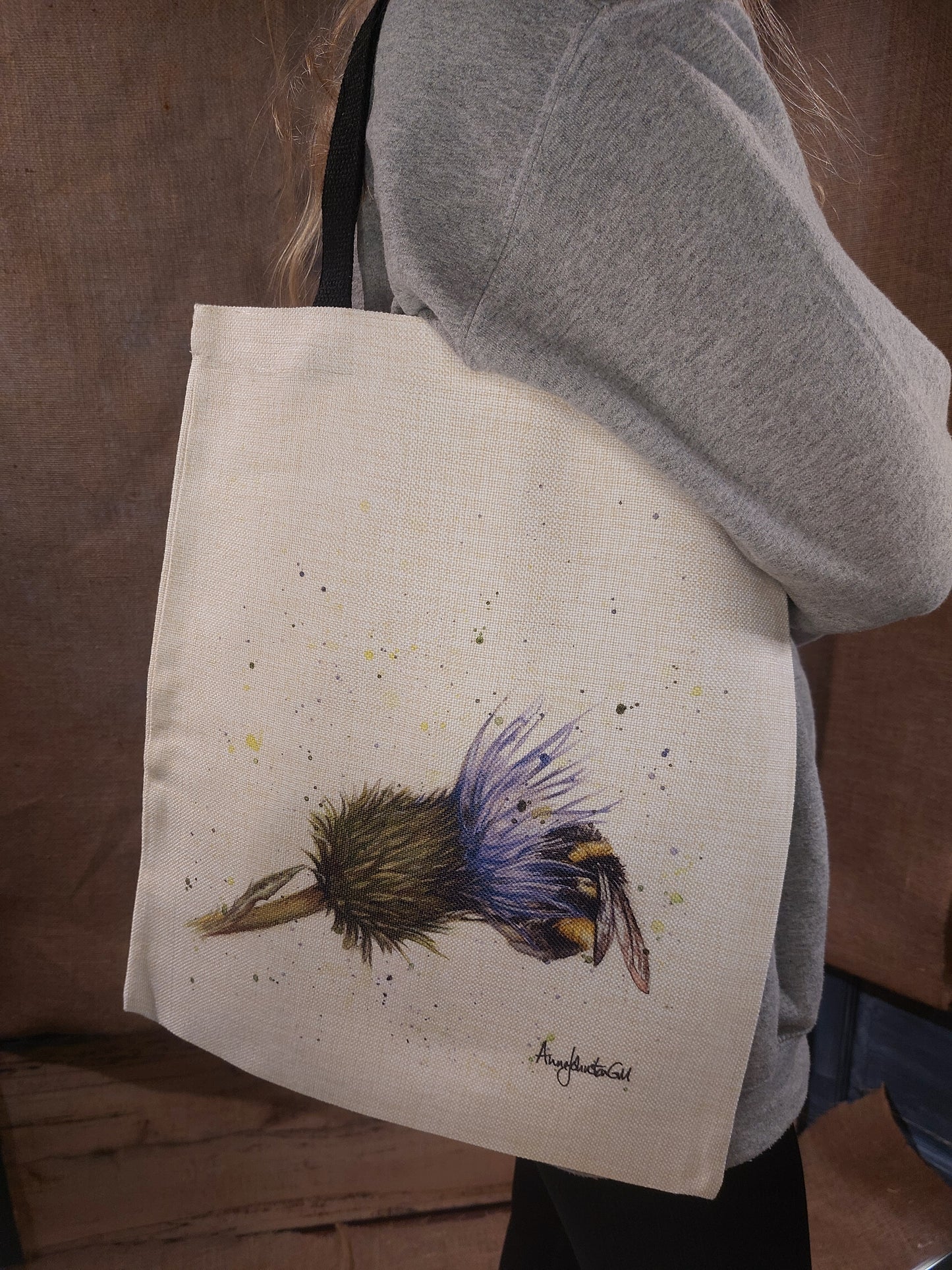 Bee and Thistle Tote Bag