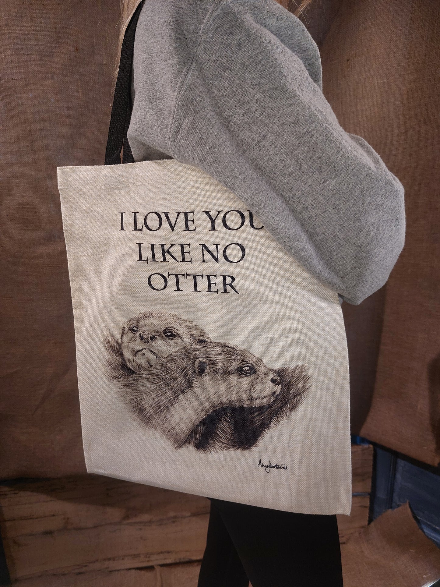 Love you like no otter Tote Bag