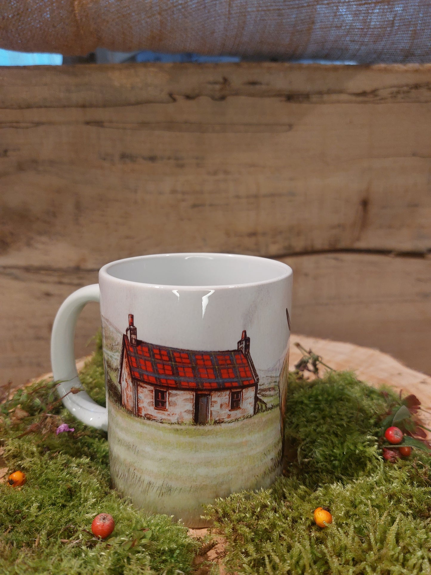 Cottage Cow Mug