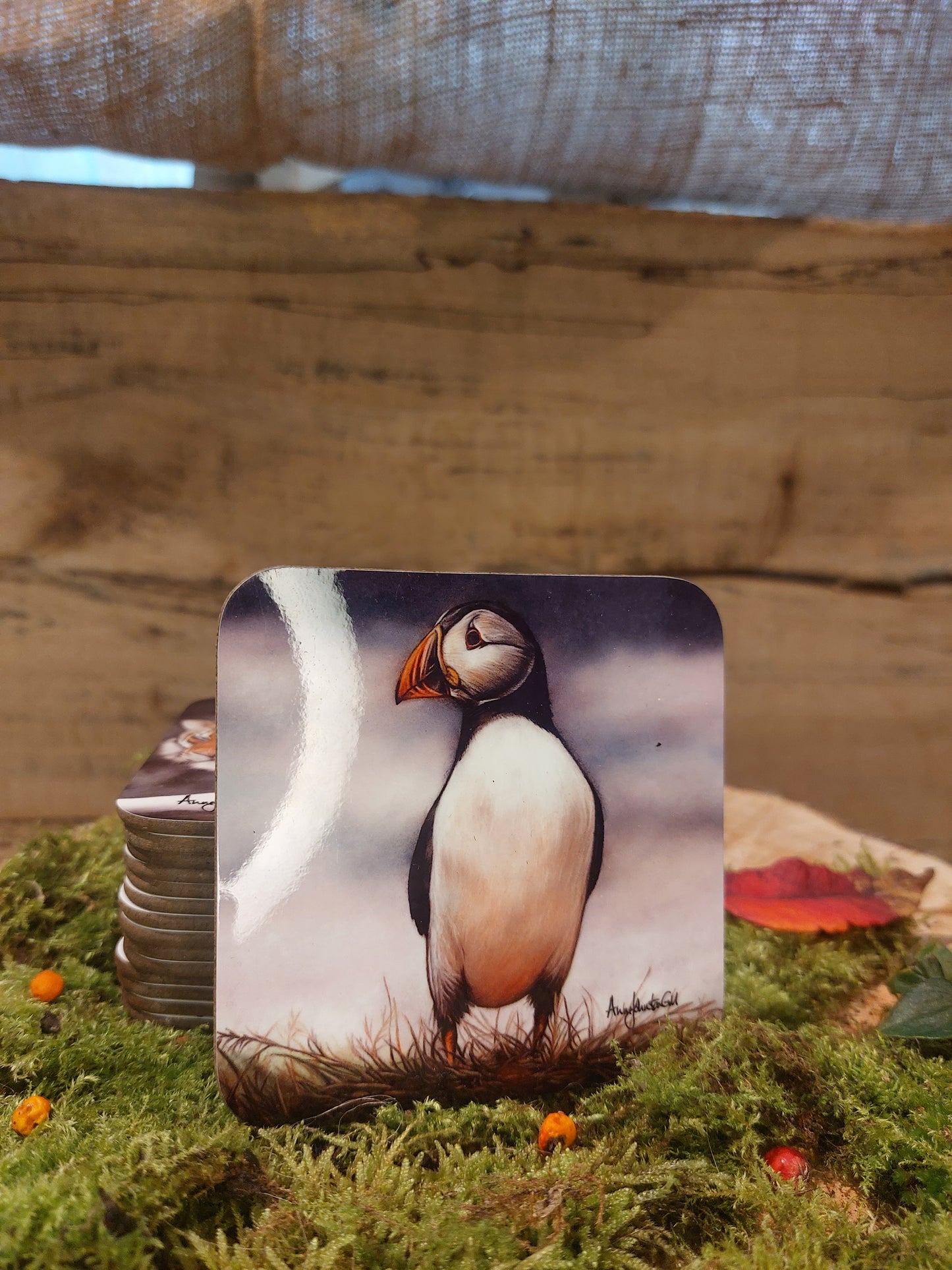 Standing Puffin Coaster