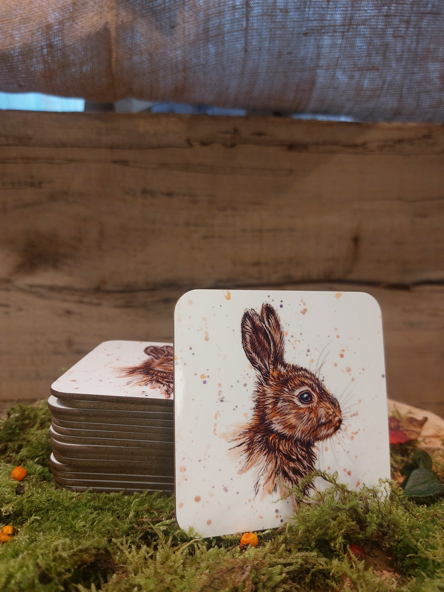 Hare Head Coaster
