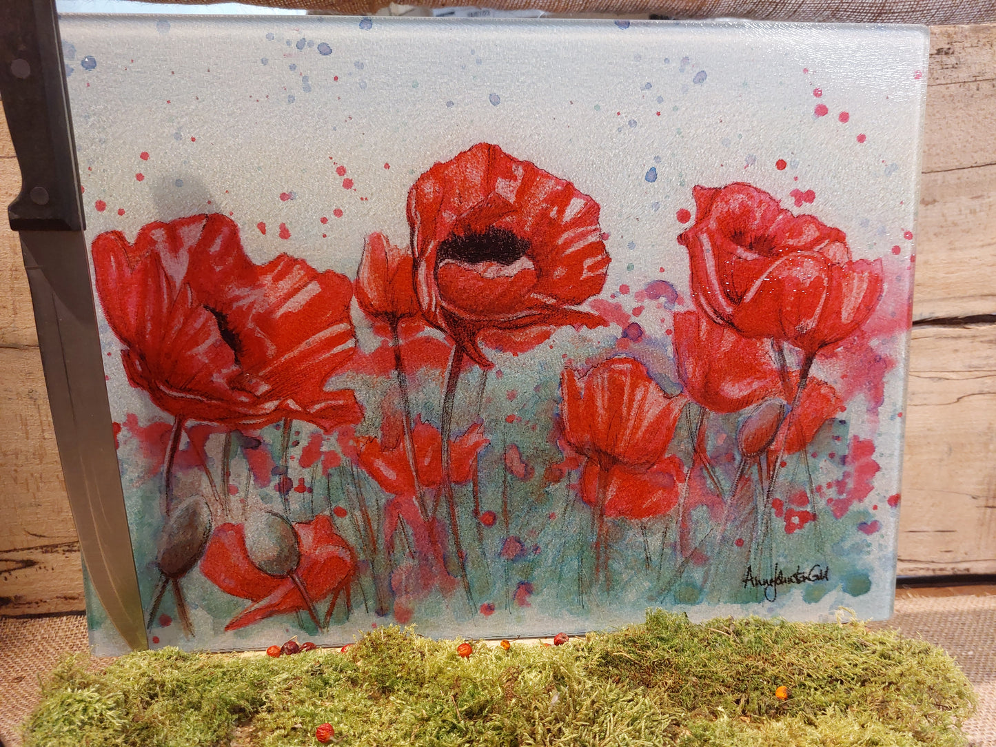 Poppy Cutting Board