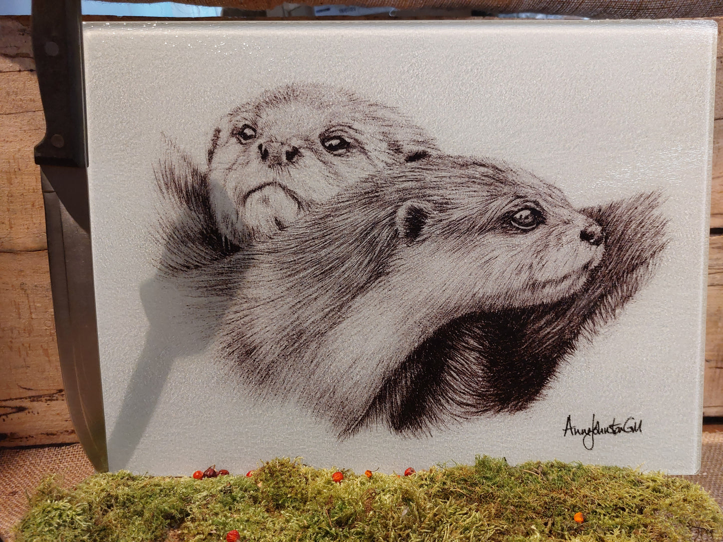Otter Cutting Board