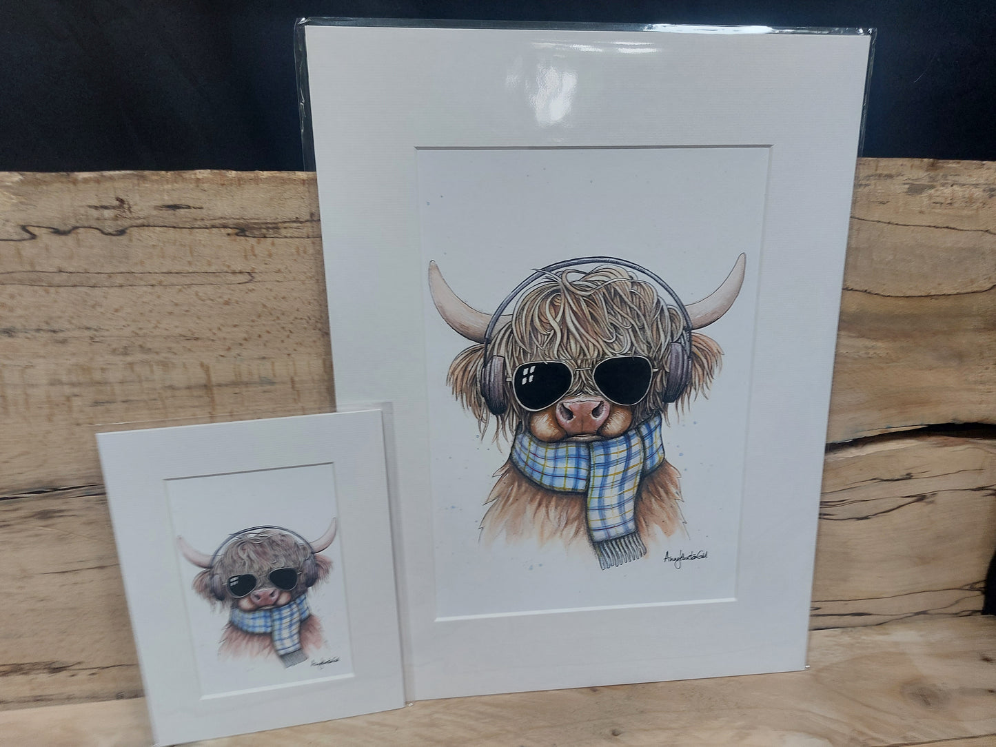 "Cool" Cow Print