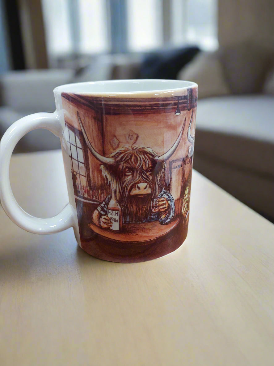 Night in the Pub Cow Mug