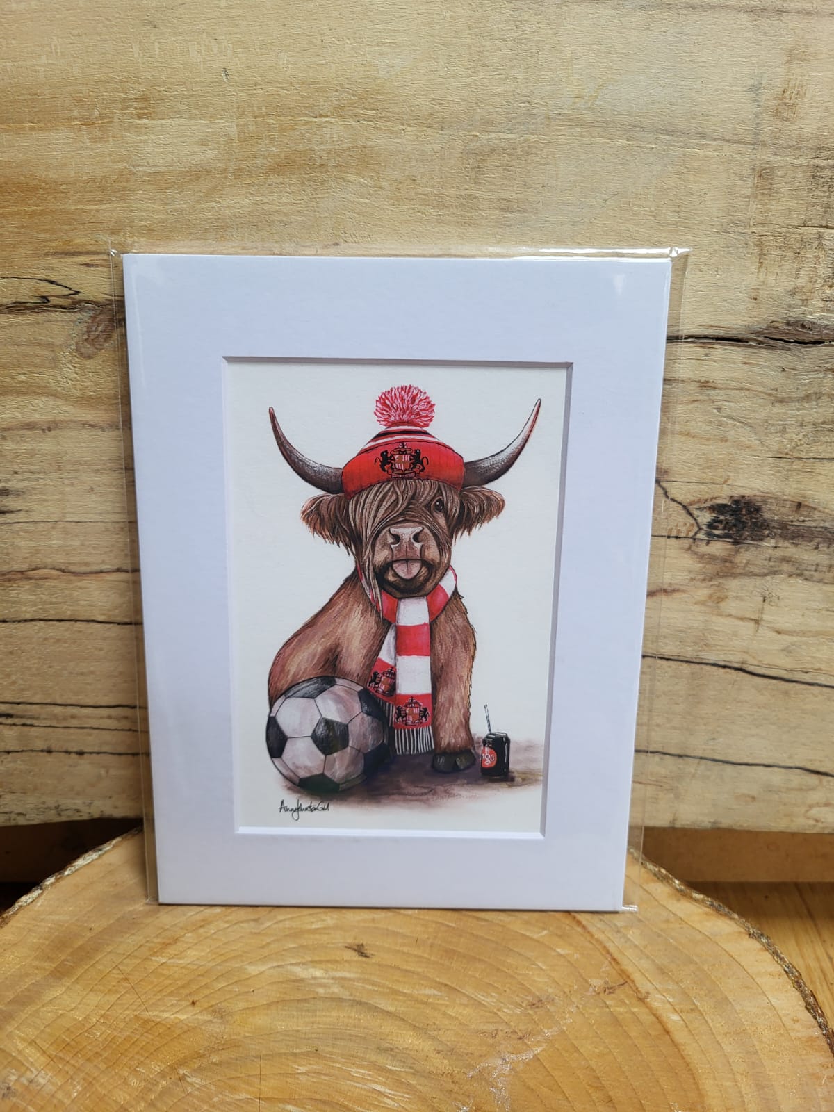Football Fan Cow Print