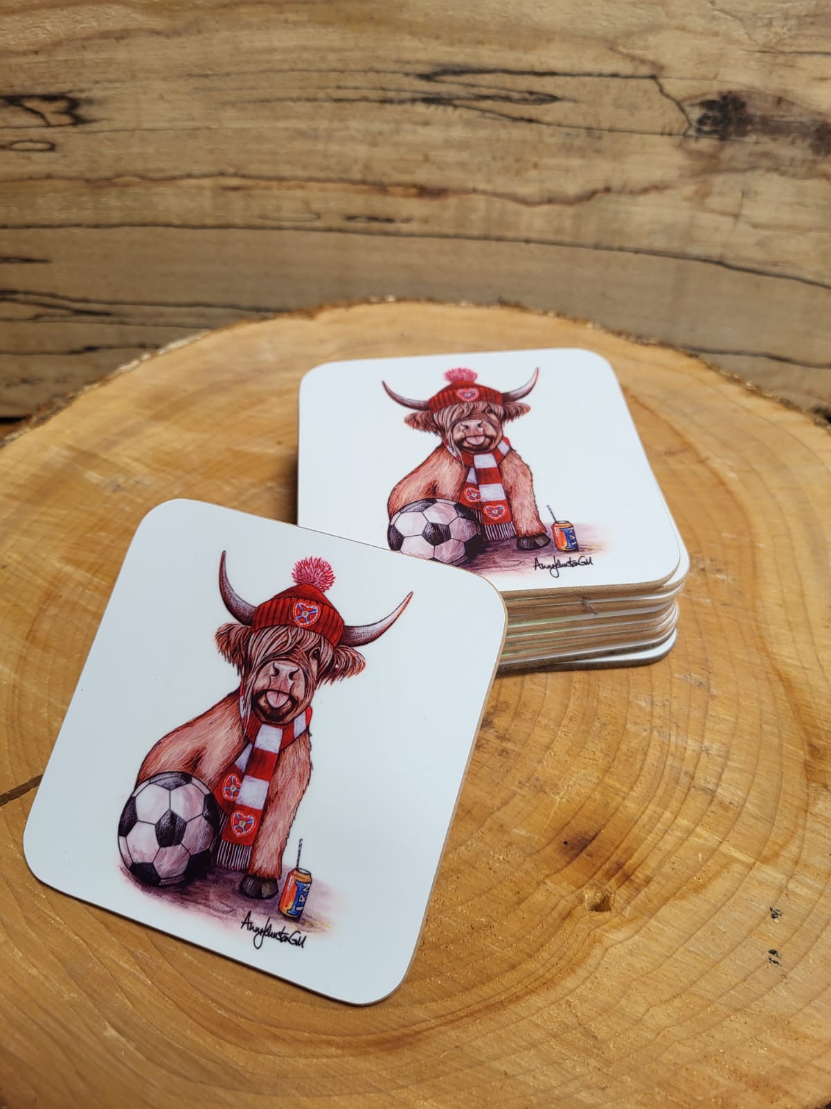 Football Fan Coaster