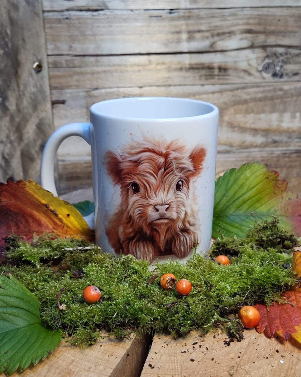 Baby cow mug