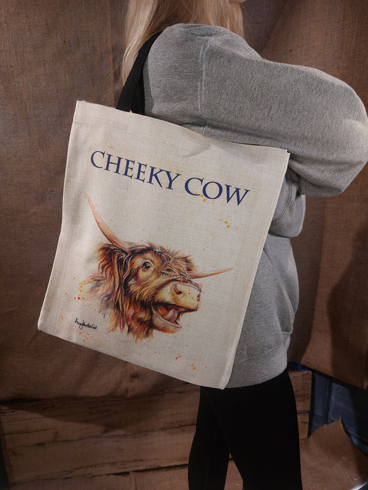 Cheeky Cow Tote Bag