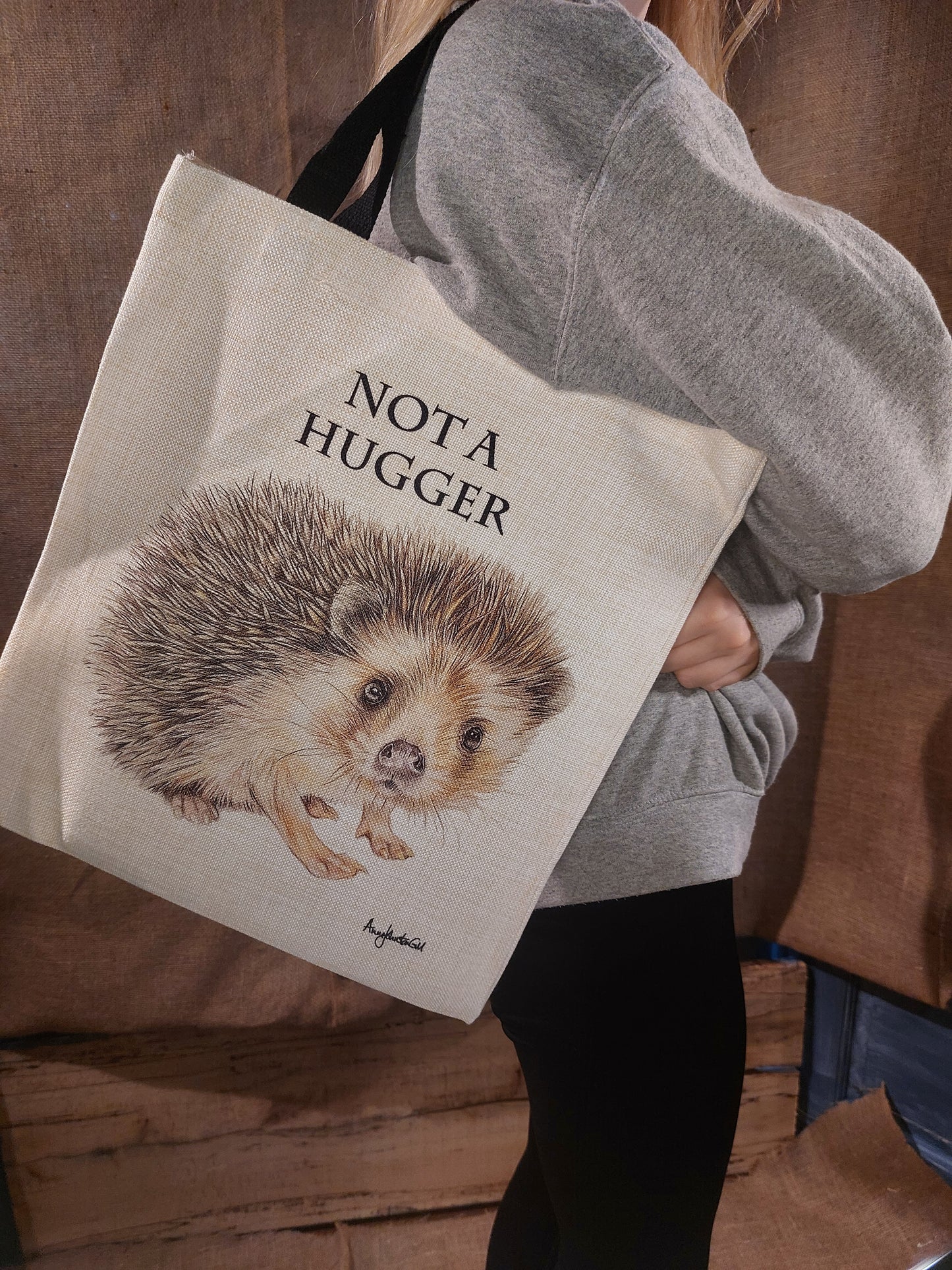 Not a Hugger Tote Bag