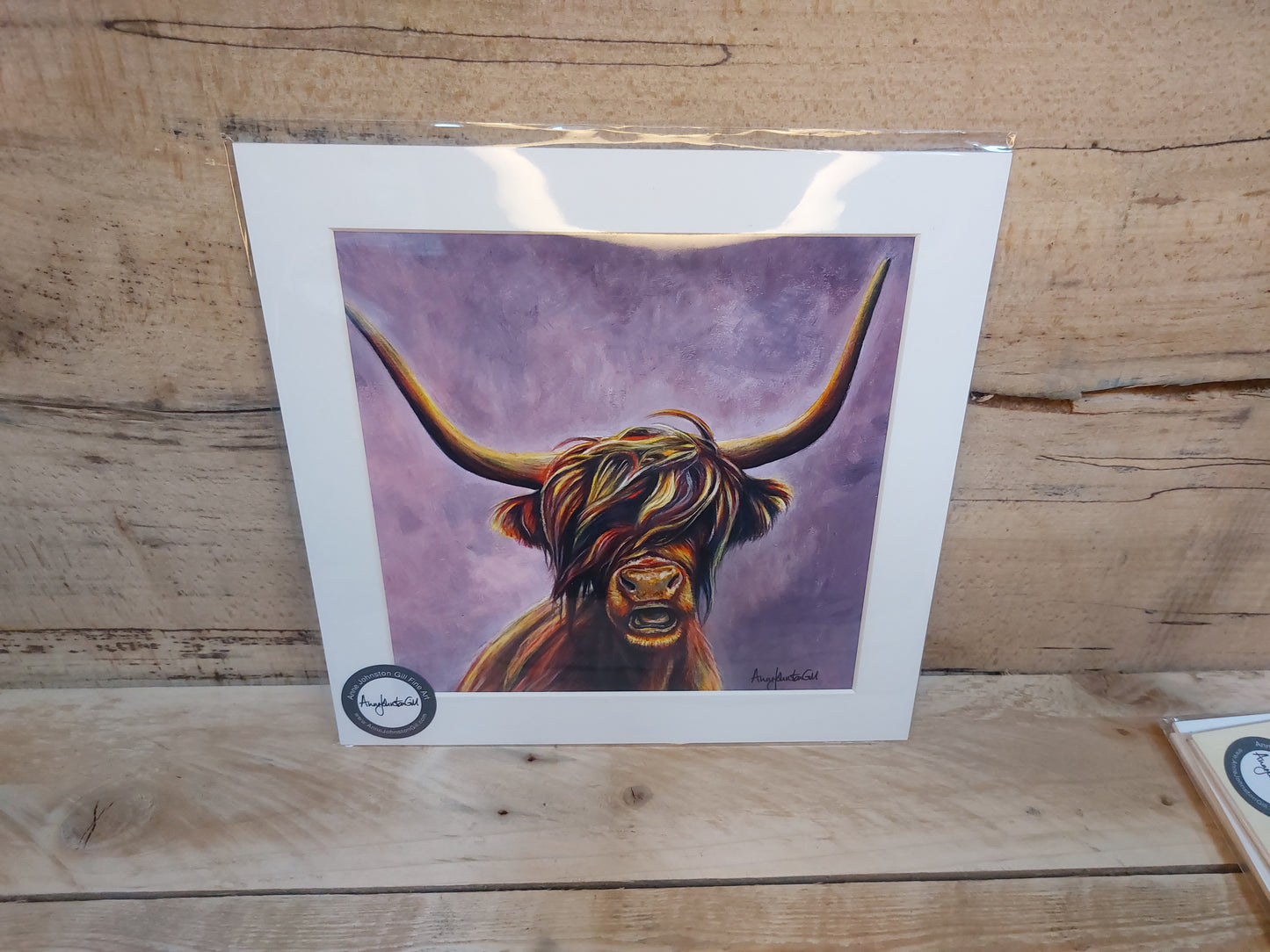 Purple Cows Print