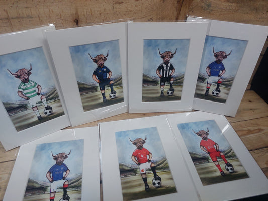 Football Cow's Print's