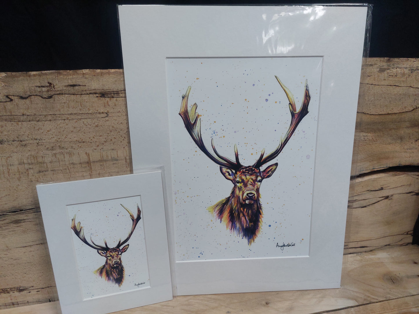 Stag Head Print