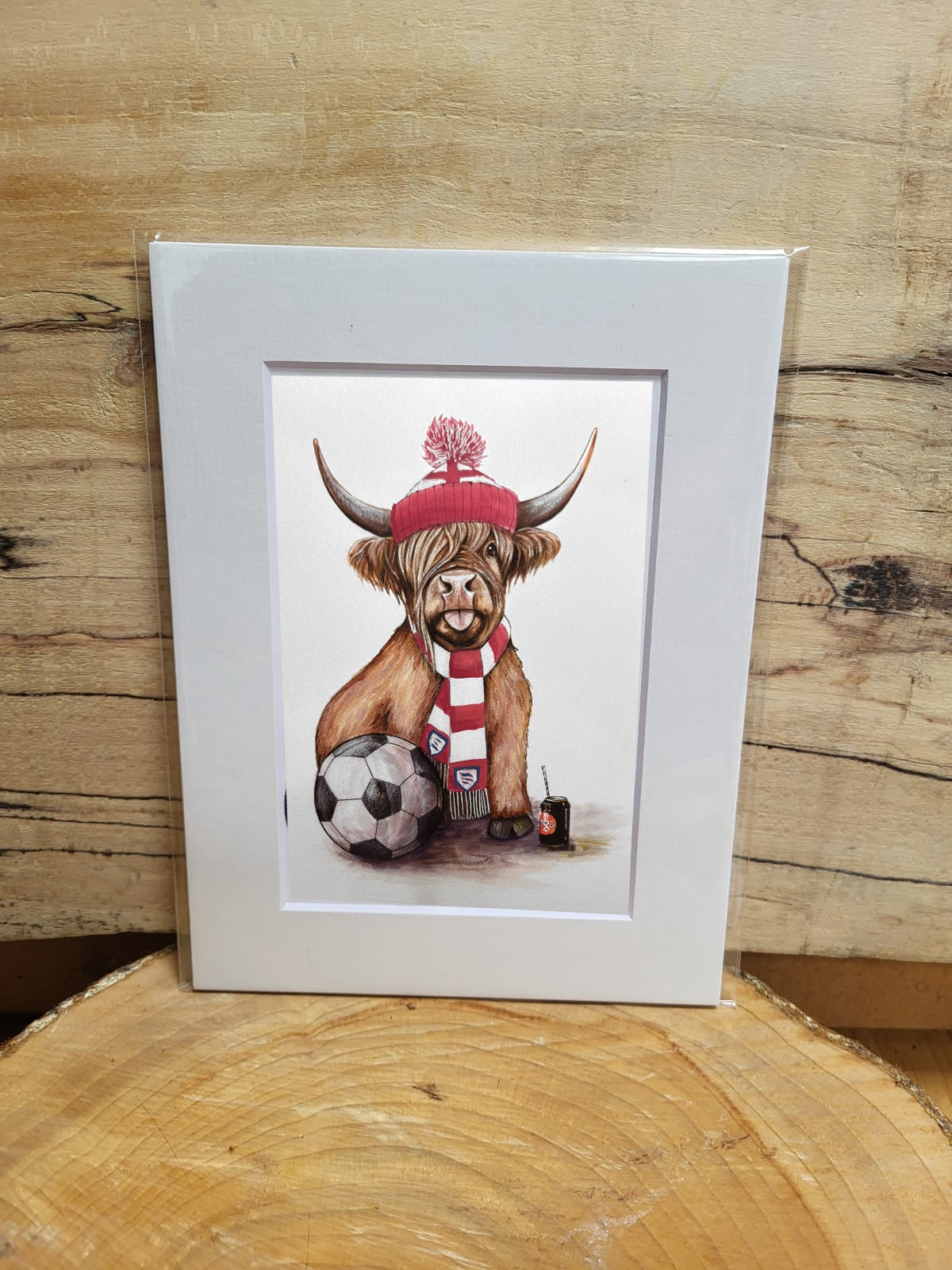 Football Fan Cow Print