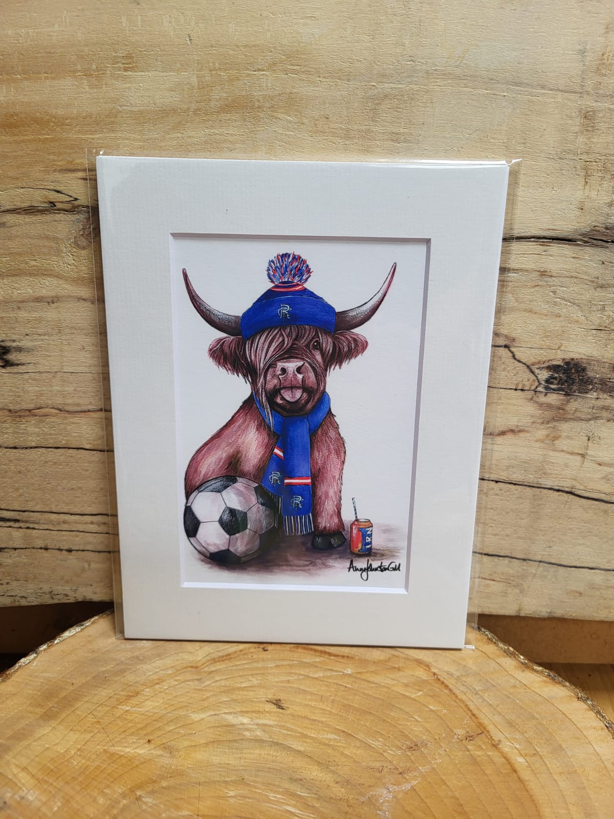 Football Fan Cow Print
