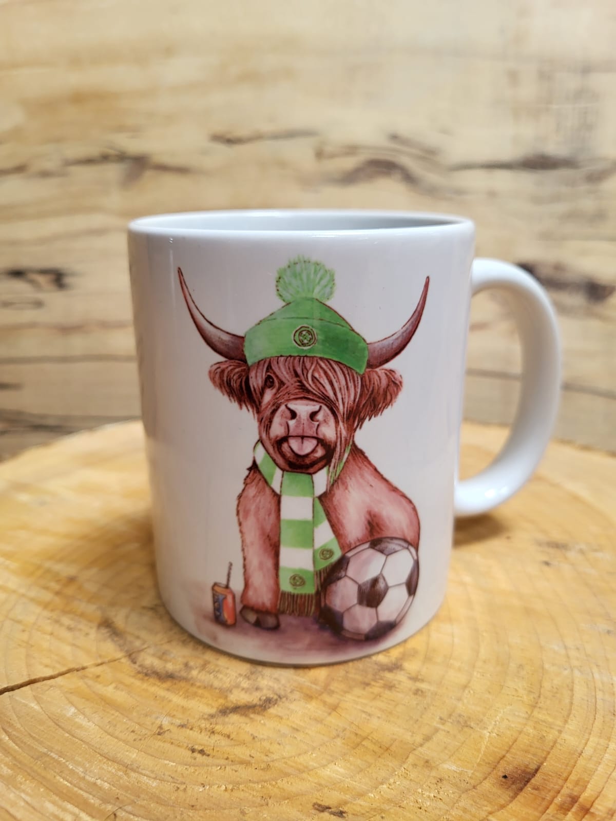Football Fan Cow Mug