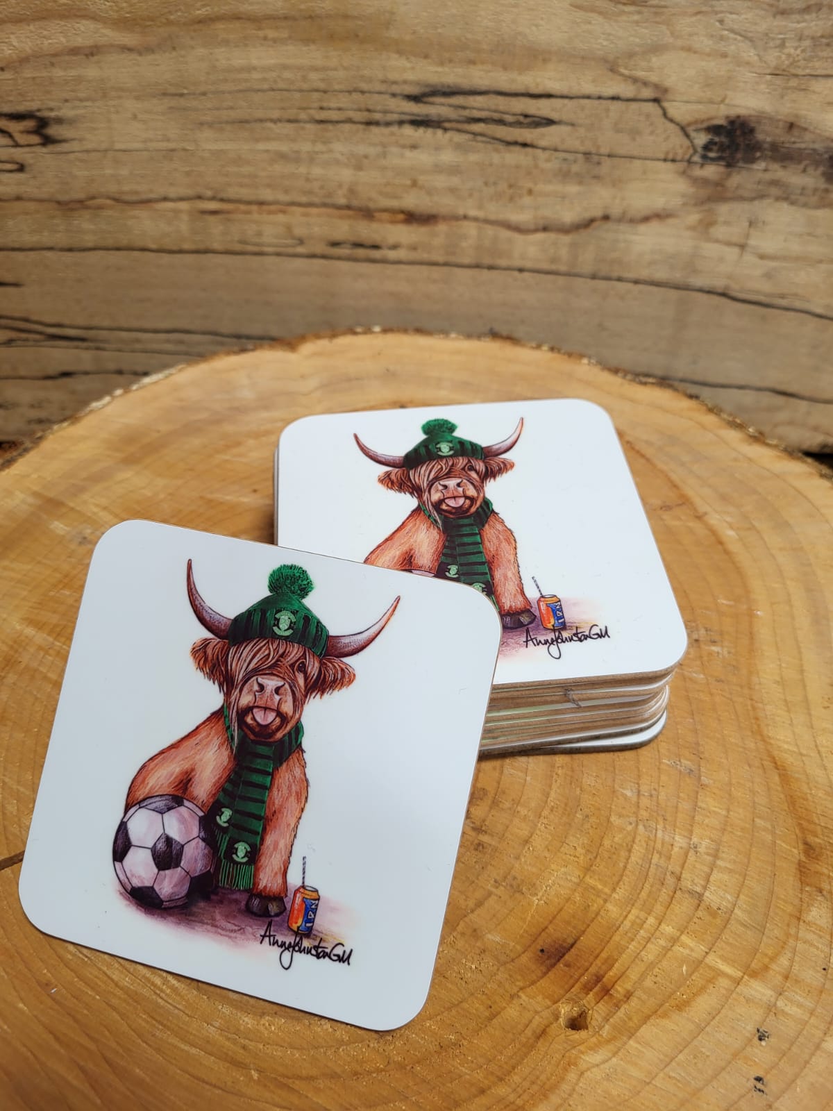 Football Fan Coaster