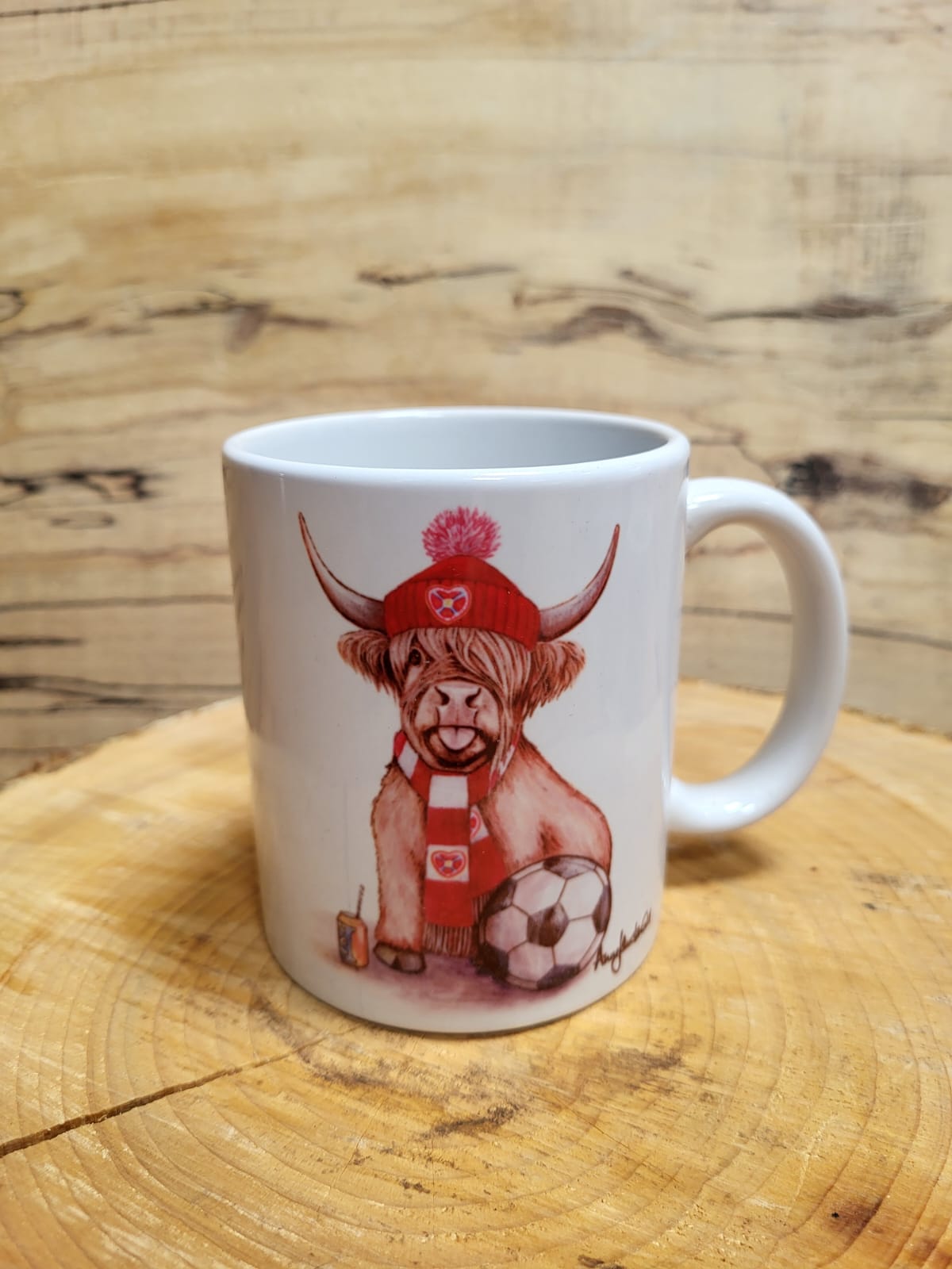 Football Fan Cow Mug