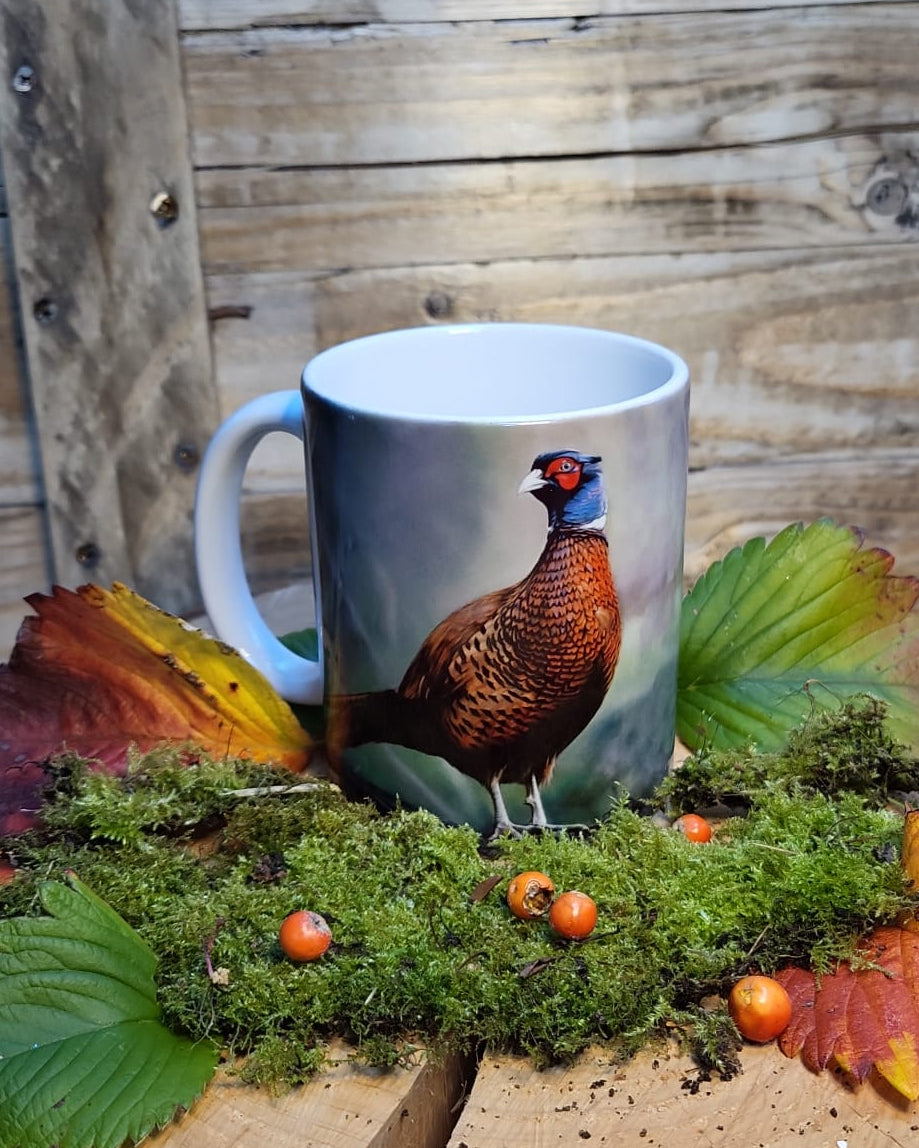 Forest pheasant mug
